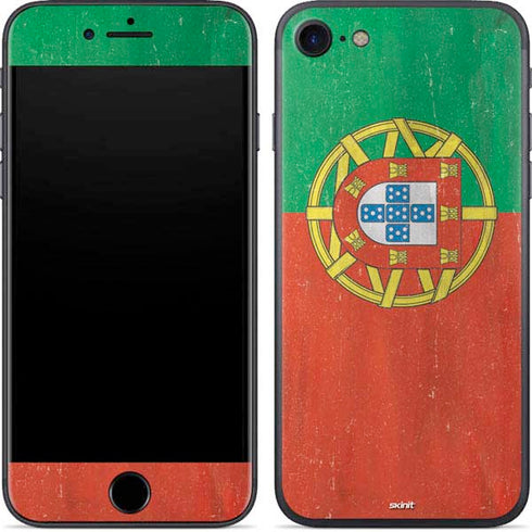 Portugal Flag Distressed iPhone 7 Skin